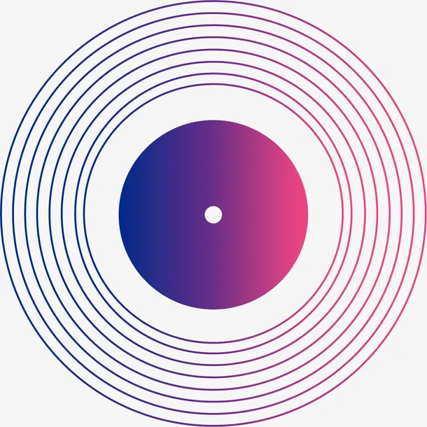 时尚炫彩音量UI设计免抠