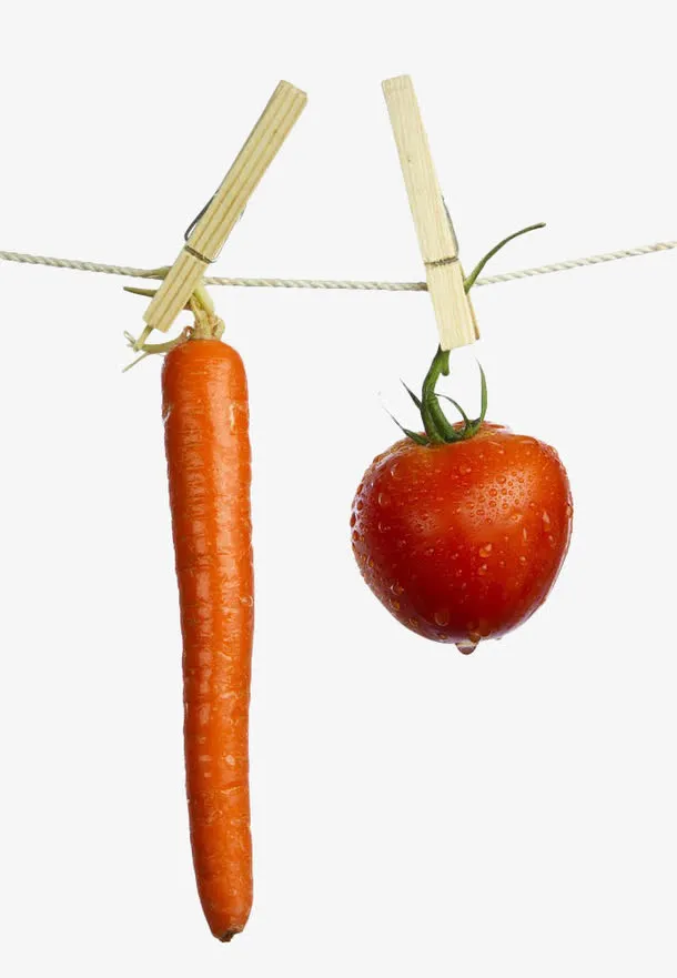 夹蔬菜的木夹子免抠