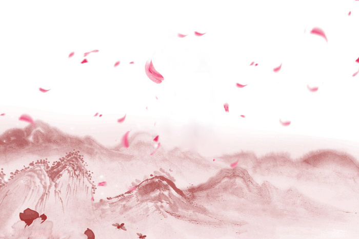 三生三世桃花背景素材高清