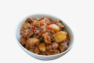 美味土豆烧排骨免抠