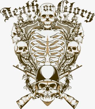 戴着安全帽的骷髅免抠