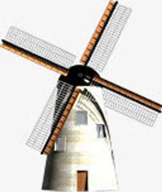 春天户外风车写真免抠