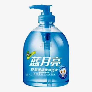 蓝月亮野菊花洗手液免抠