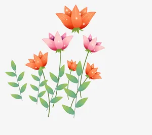 矢量鲜花免抠
