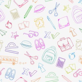 学习用品底纹免抠