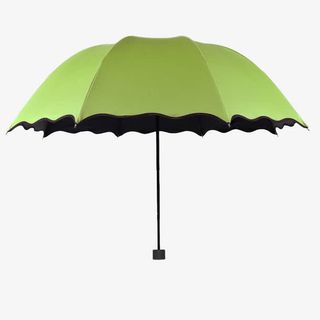 绿色的雨伞免抠