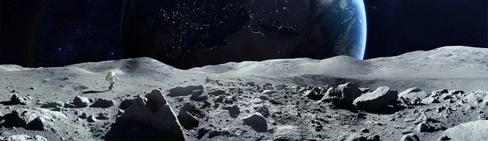 大气登陆月球背景高清