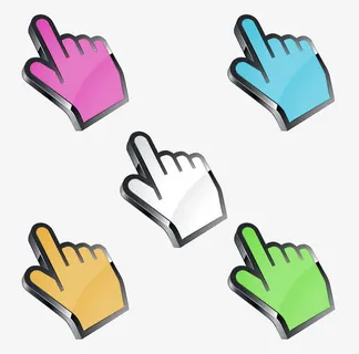 五色小手点击鼠标免抠