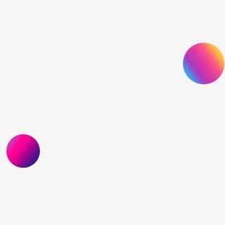 创意合成圆形乡长渐变彩球免抠