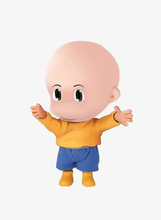 可爱的小光头免抠