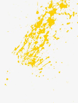 黄色斑斓花纹免抠