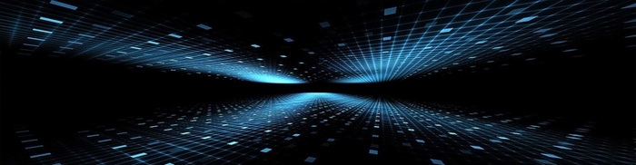 蓝色科技网格背景图高清