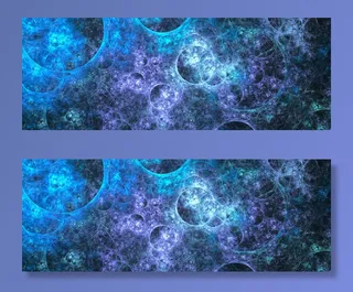 蓝色星空背景高清