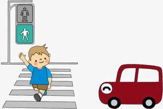 注意交通安全免抠