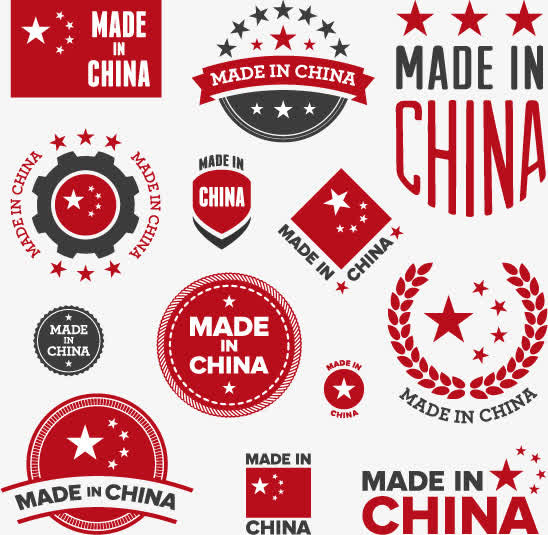 中国风剪纸与红灯笼等设计矢量素免抠