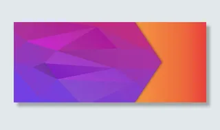 渐变不规则多彩几何优惠券背景高清