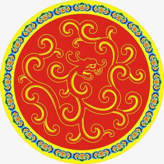 海水江崖花纹免抠