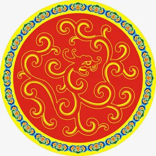 海水江崖花纹免抠