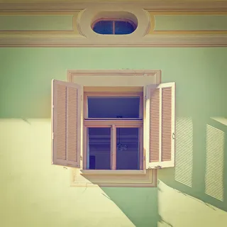打开的窗户免抠