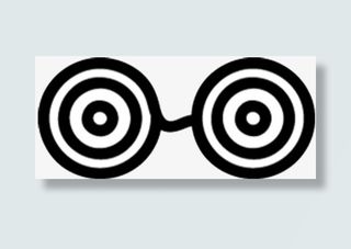 圆形眼镜装饰免抠