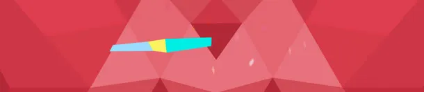 电商几何立体块背景banner