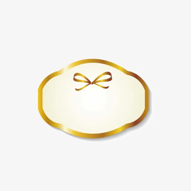 金色促销包装边框免抠