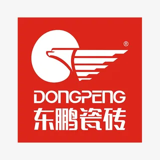红色东鹏瓷砖logo标志免抠