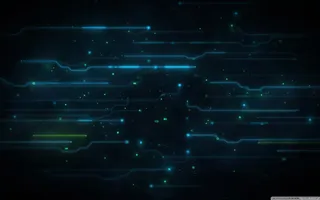 蓝色电路科技海报背景