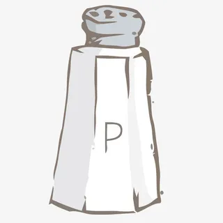 矢量手绘撒盐瓶素材免抠