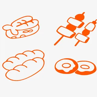 卡通蛋糕烘焙面包免抠