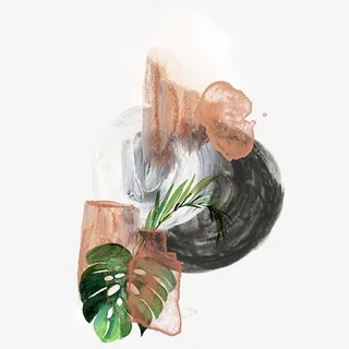 彩色笔刷png素材2免抠