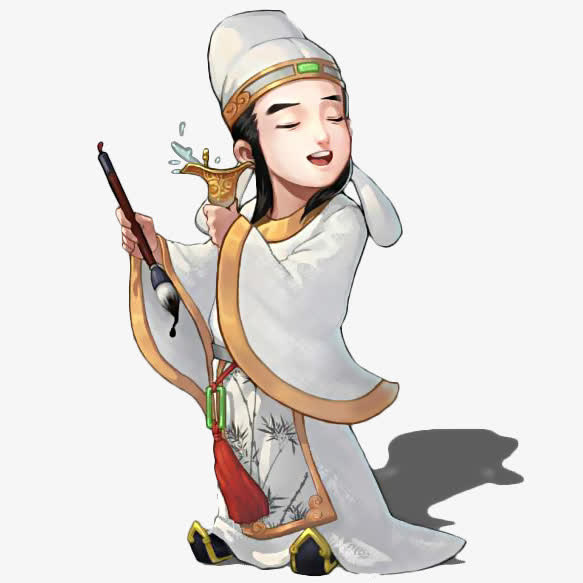 大话西游2卡通书生免抠