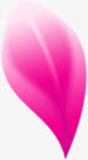 模糊手绘粉色花瓣七夕情人节免抠