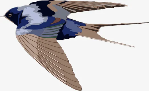 手绘清明燕子免抠 手绘清明燕子免抠