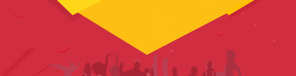 教育多彩banner创意背景