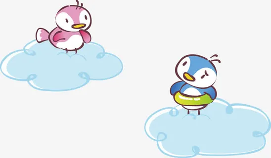 卡通小鸟矢量图免抠