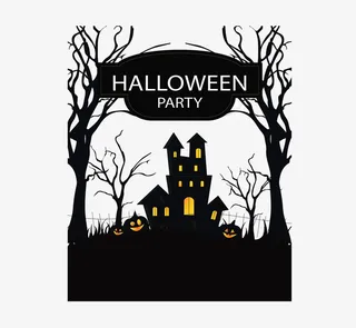 万圣节城堡免抠