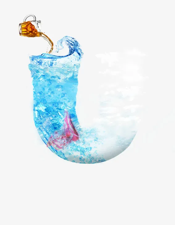洗衣液广告免抠