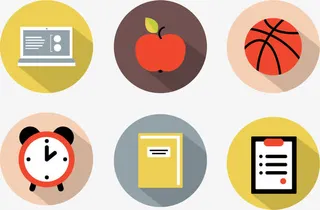 矢量图儿童教育免抠