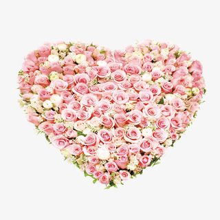 心形鲜花感恩装饰免抠