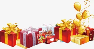 大型商业活动礼物发放免抠