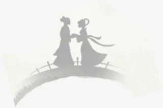 情人节卡通人物鹊桥相会免抠