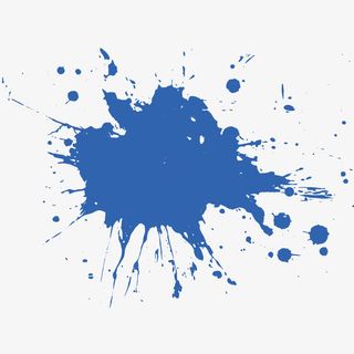 矢量染色墨汁滴落免抠