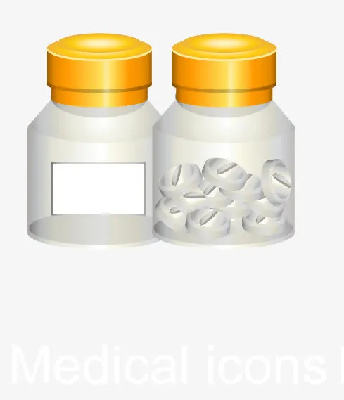 白色药丸免抠