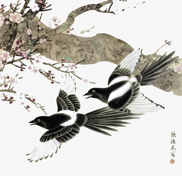 中国风喜鹊免抠