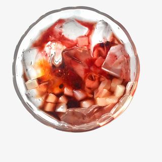 冰粉粉成品装碗元素免抠