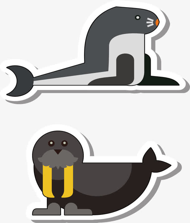聪明的海洋生物免抠