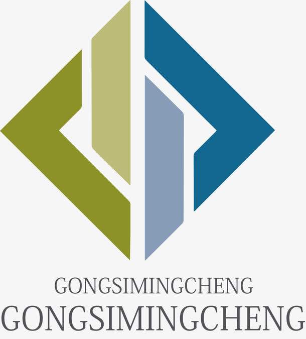 矢量菱形logo免抠