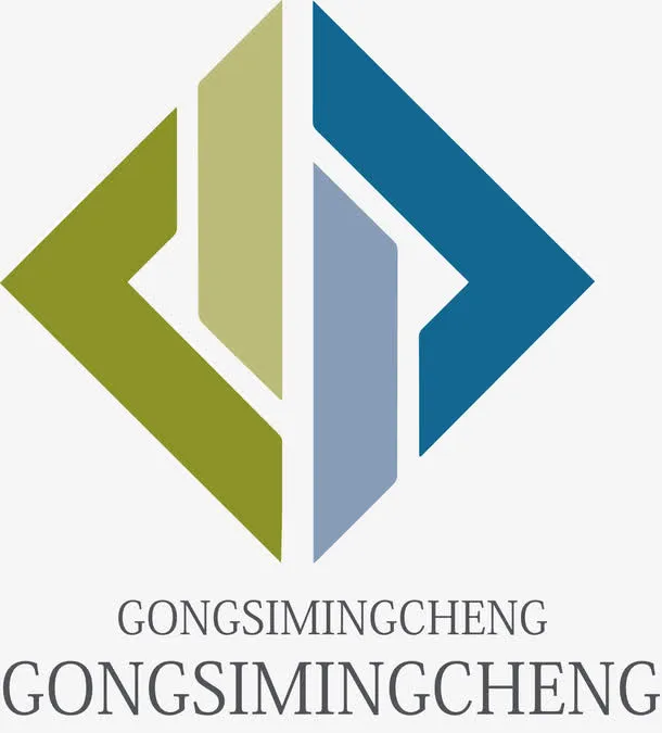 矢量菱形logo免抠