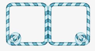 蓝色对话框免抠